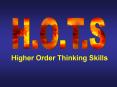 Higher Order Thinking Skills PowerPoint PPT Presentation