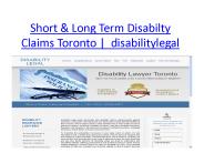 Short Long Term Disabilty Claims Toronto disabilitylegal