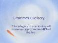 Grammar Glossary PowerPoint PPT Presentation