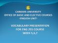 CANKAYA UNIVERSITY OFFICE OF BASIC AND ELECTIVE COURSES -ENGLISH UNIT- PowerPoint PPT Presentation
