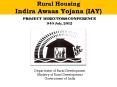 Rural Housing Indira Awaas Yojana (IAY) PowerPoint PPT Presentation