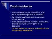 Details realiseren