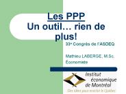 Les PPP Un outil