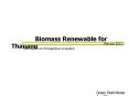Biomass Renewable for Thailand PowerPoint PPT Presentation