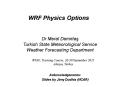 WRF Physics Options PowerPoint PPT Presentation