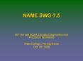 NAME SWG-7.5 PowerPoint PPT Presentation