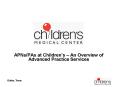 APNs/PAs at Children PowerPoint PPT Presentation