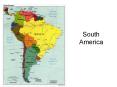 South America PowerPoint PPT Presentation