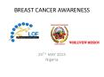 BREAST CANCER AWARENESS PowerPoint PPT Presentation