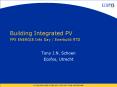Building Integrated PV FP5 ENERGIE Info Day / Enerbuild RTD PowerPoint PPT Presentation