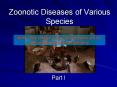 Zoonotic Diseases of Various Species PowerPoint PPT Presentation