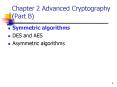Chapter 2 Advanced Cryptography (Part B) PowerPoint PPT Presentation