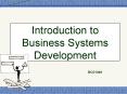 Introduction to Business Systems Development PowerPoint PPT Presentation