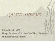 AQUATIC THERAPY