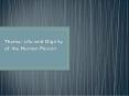 Theme: Life and Dignity of the Human Person PowerPoint PPT Presentation