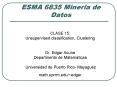 ESMA 6835 Mineria de Datos PowerPoint PPT Presentation