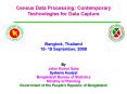 Census Data Processing: Contemporary Technologies for Data Capture PowerPoint PPT Presentation