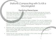Stations: Compacting with To Kill a Mockingbird