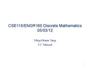 CSE115/ENGR160 Discrete Mathematics 05/03/12