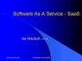 Software As A Service - SaaS PowerPoint PPT Presentation