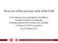 First meeting of reconstituted Consultative Group of Experts on National Communications from Parties not included in Annex I to the Convention PowerPoint PPT Presentation