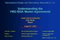 International Swaps and Derivatives Association, Inc.  Understanding the 1992 ISDA Master Agreements  Hotel Inter-Continental Sao Paulo Brazil August 6, 2002