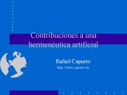 Contribuciones a una hermen