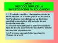 Unidad 1 METODOLOG PowerPoint PPT Presentation
