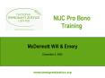NIJC Pro Bono Training PowerPoint PPT Presentation