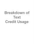 Breakdown of Text PowerPoint PPT Presentation