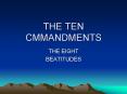 THE TEN CMMANDMENTS PowerPoint PPT Presentation