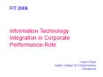 FIT 2006 PowerPoint PPT Presentation