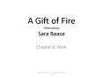 A Gift of Fire Third edition Sara Baase PowerPoint PPT Presentation