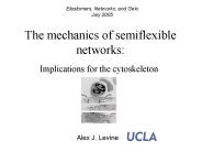 The mechanics of semiflexible networks: