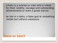 Hero or Idol? PowerPoint PPT Presentation