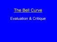 The Bell Curve PowerPoint PPT Presentation