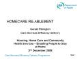 HOMECARE RE-ABLEMENT PowerPoint PPT Presentation