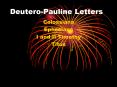 Deutero-Pauline Letters PowerPoint PPT Presentation