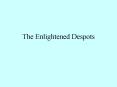 The Enlightened Despots PowerPoint PPT Presentation
