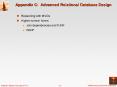 Appendix C: Advanced Relational Database Design PowerPoint PPT Presentation
