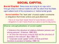 SOCIAL CAPITAL PowerPoint PPT Presentation