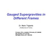Gauged Supergravities in Different Frames