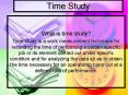 Time Study PowerPoint PPT Presentation