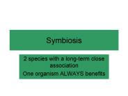 Symbiosis