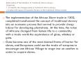 Reformation of the Institution of traditional African slavery Objectives:  1. To identify the changes made to traditional African slavery 2. Explain the impact of Economic Slavery on the traditional African society PowerPoint PPT Presentation