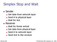 Simplex Stop and Wait