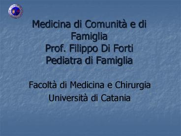 Medicina di Comunit