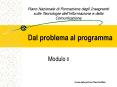 Dal problema al programma PowerPoint PPT Presentation
