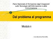 Dal problema al programma