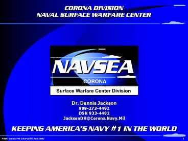 NSWC Corona-MS Interval DJ June 2002